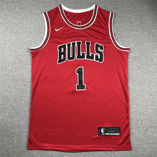 Bulls Embroidery Jersey S-2XL
