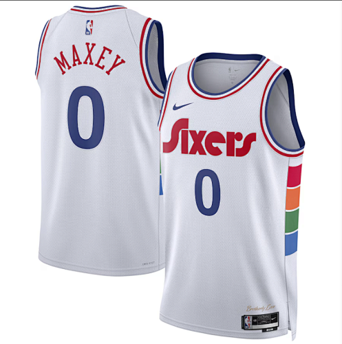 25 76ers City Edition Jersey S-2XL 76