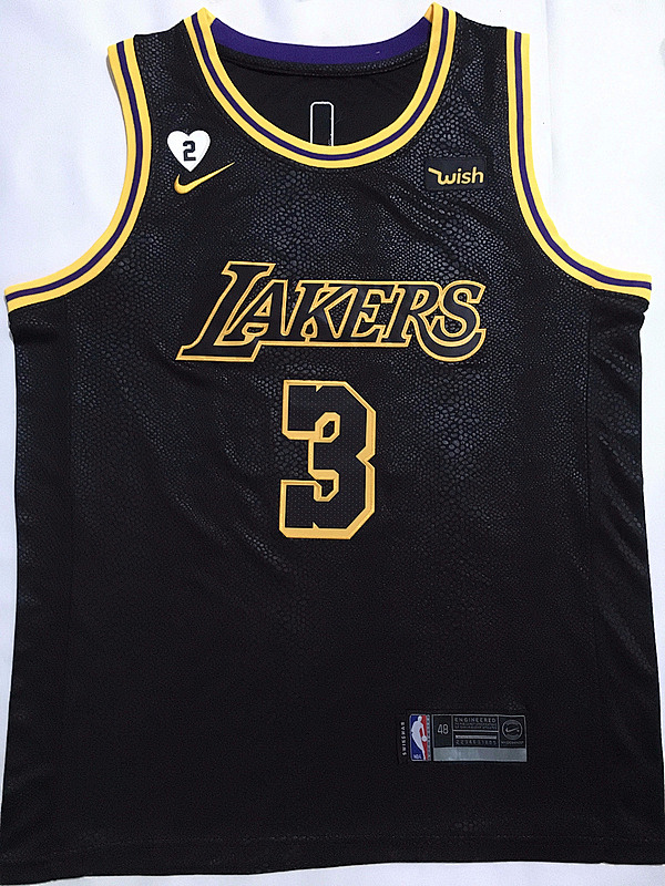 Lakers City Edition Embroidery Jersey S-2XL