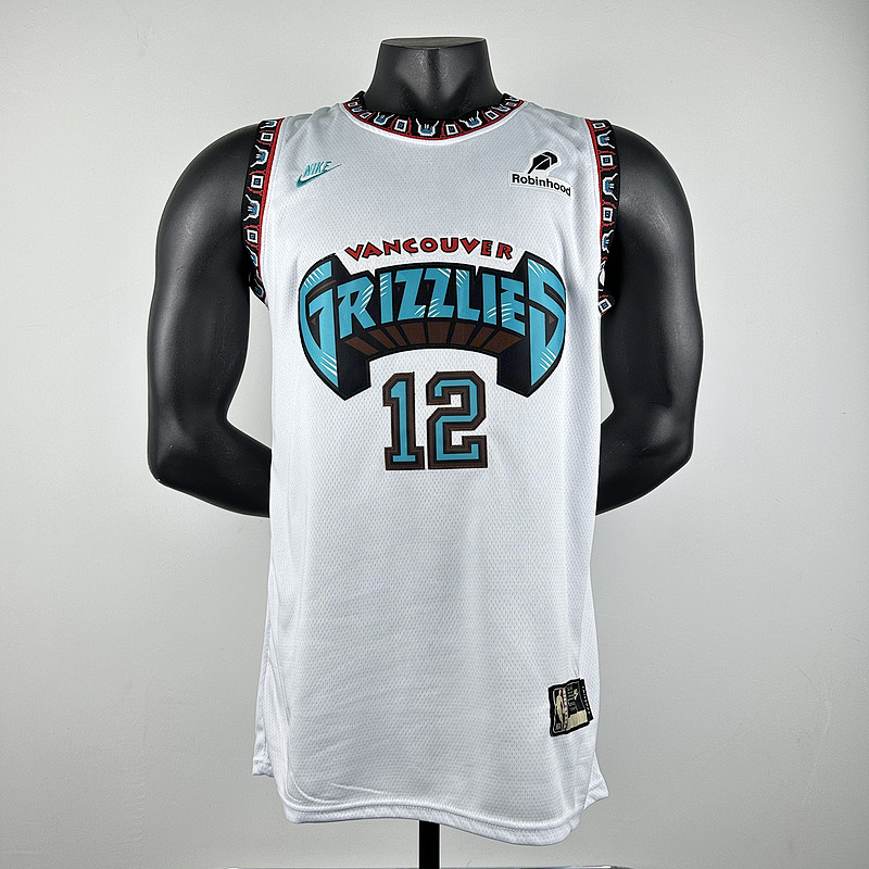 Grizzlies Retro Embroidery Jersey S-2XL