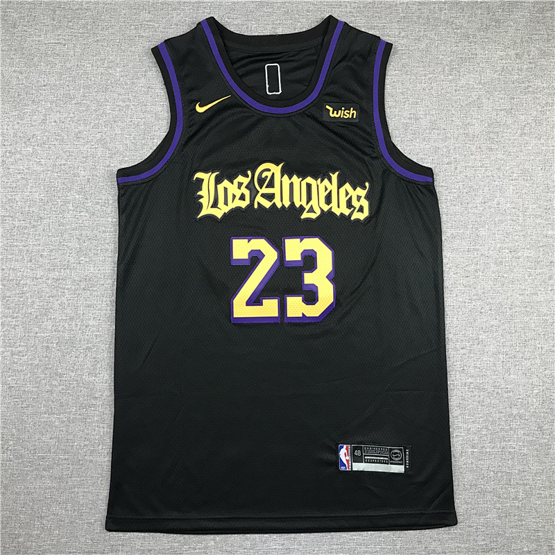 Lakers Embroidery Jersey S-2XL