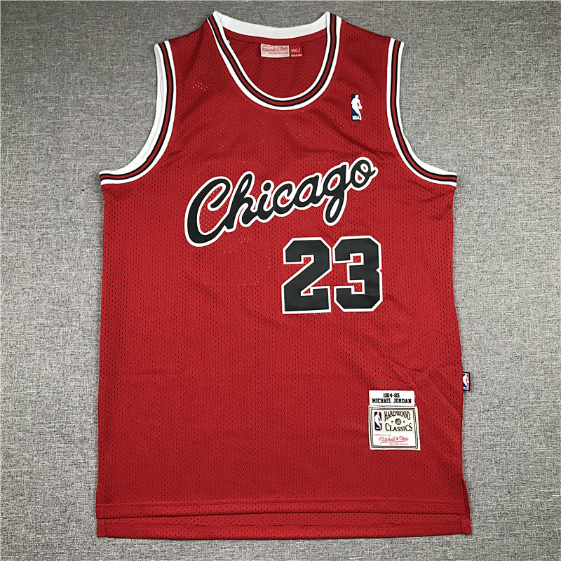 84-85 Bulls Retro Embroidery Jersey S-2XL