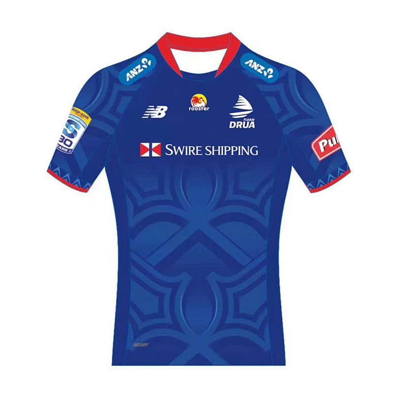 Fiji Rugby Jersey S-5XL S-5XL
