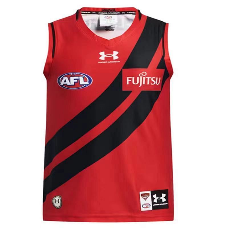 Essendon-Bombers Afl Away Vest S-3XL S-3XL