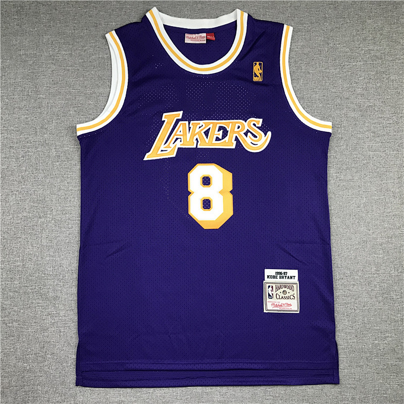 96-97 Lakers Retro Embroidery Jersey S-2XL