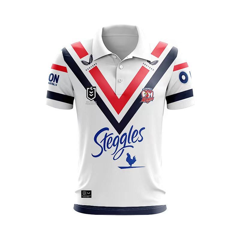 Sydney Roosters Polo Rugby Jersey S-5XL PoloS-5XL