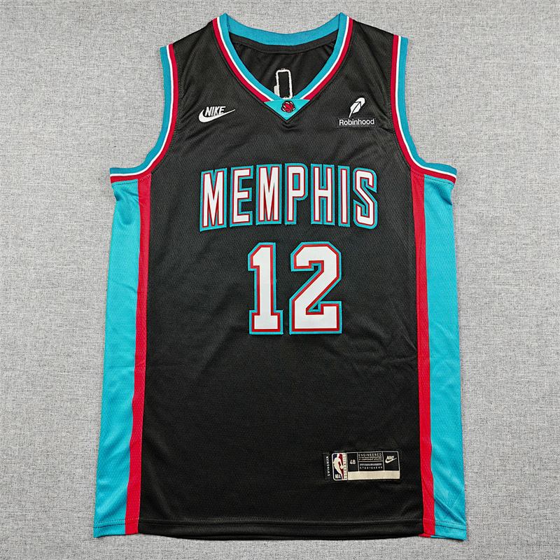 Grizzlies Embroidery Jersey S-2XL
