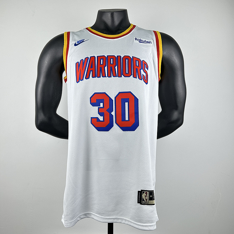 Warriors Retro Embroidery Jersey S-2XL