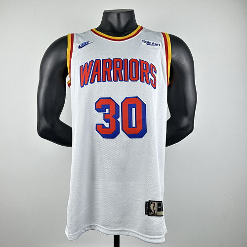 Warriors Retro Embroidery Jersey S-2XL