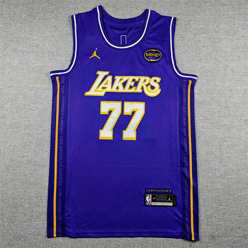 Lakers City Edition Embroidery Jersey S-2XL