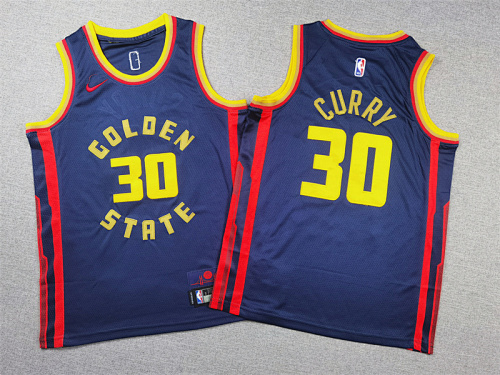 Warriors Kids City Edition Embroidery Jersey S-2XL