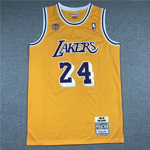 Year Lakers Embroidery Jersey S-2XL