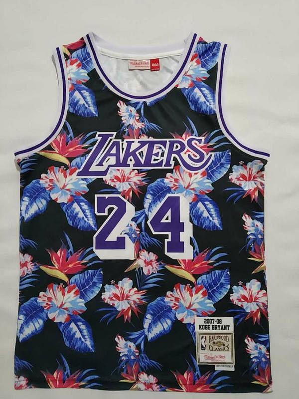 07-08 Lakers Embroidery Jersey S-2XL