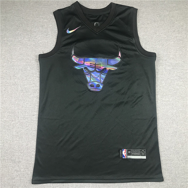 Bulls Embroidery Jersey S-2XL