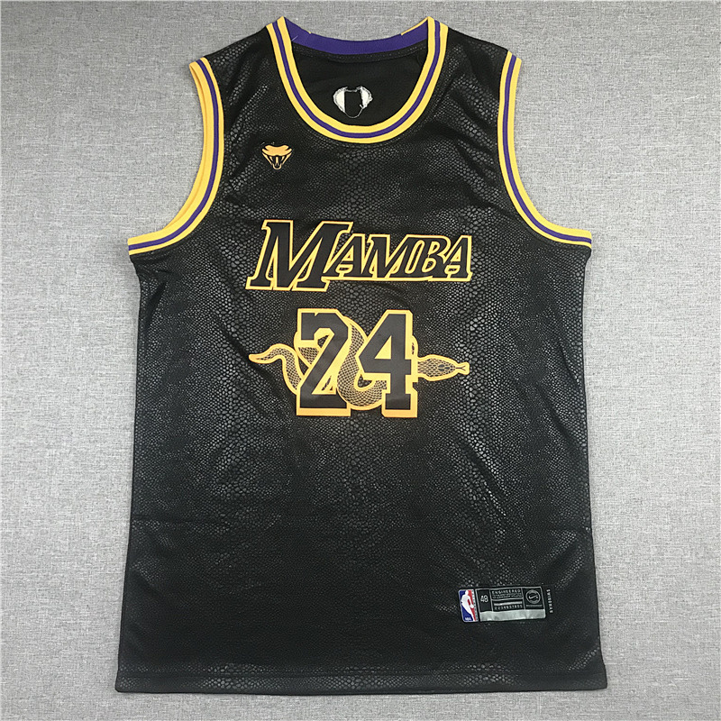 Lakers Embroidery Jersey S-2XL 24 8
