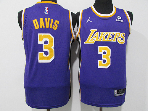 Year Lakers Embroidery Jersey S-2XL