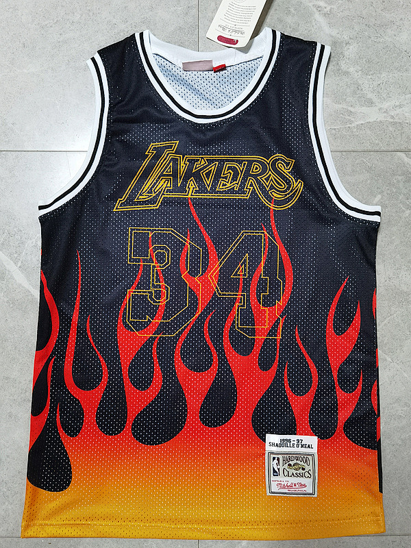 96-97 Lakers Retro Embroidery Jersey S-2XL