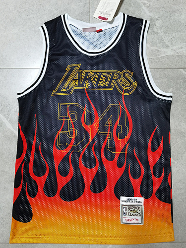 96-97 Lakers Retro Embroidery Jersey S-2XL