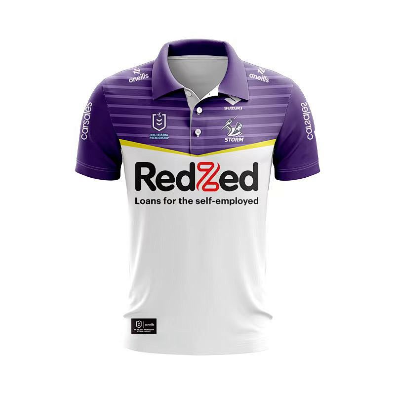 Melbourne Storm Polo Rugby Jerseys S-5XL PoloS-5XL