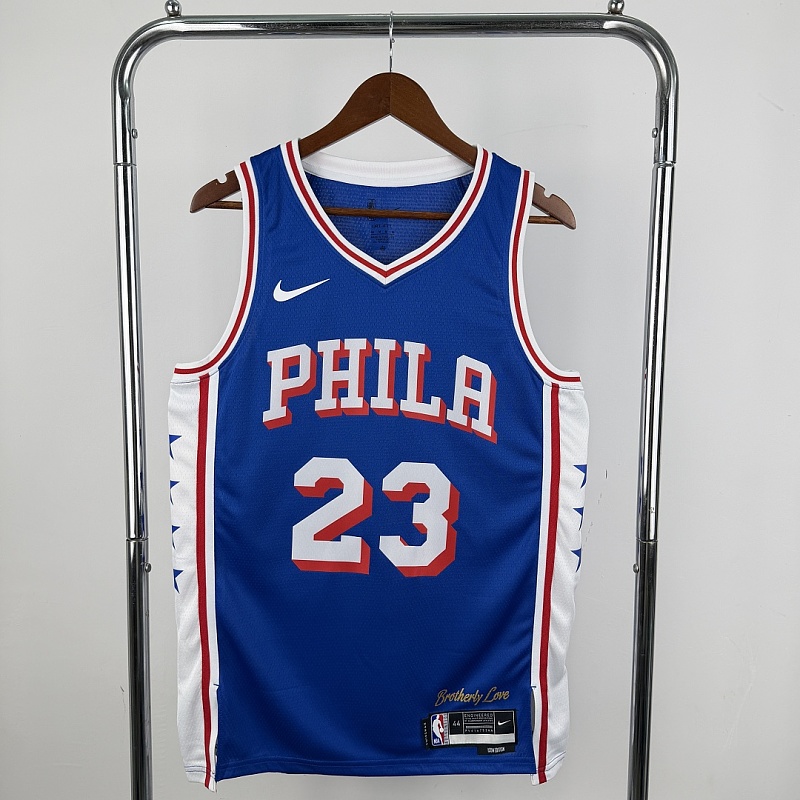 26 76ers Jersey S-2XL 76
