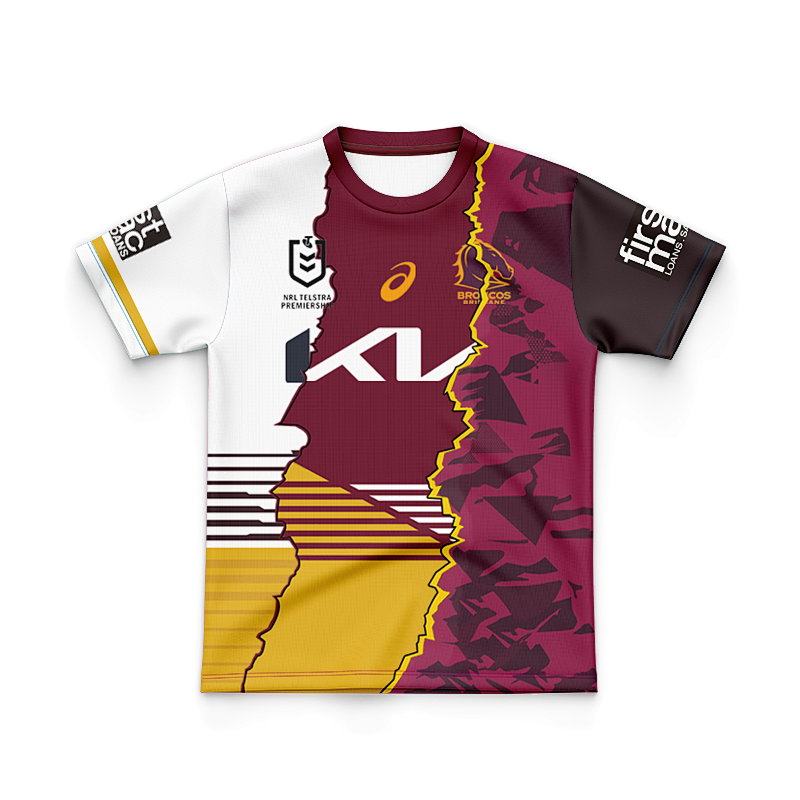 Brisbane Broncos Kids Rugby Jersey 16 -26 16 -26