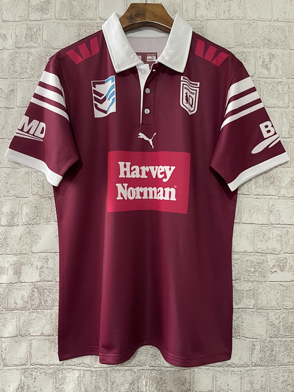 Qld Maroons Polo Rugby Jerseys S-5XL PoloS-5XL