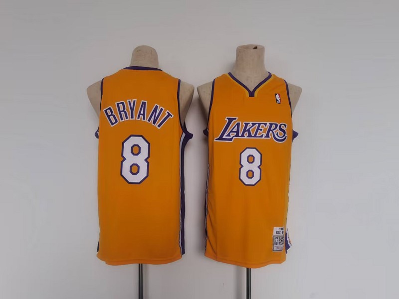 Lakers Retro Embroidery Jersey S-2XL