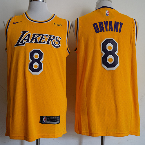 Lakers Retro Embroidery Jersey S-2XL