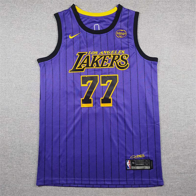Lakers Embroidery Jersey S-2XL