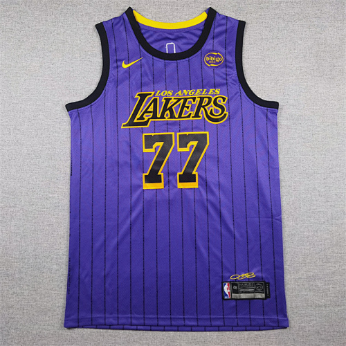 Lakers Embroidery Jersey S-2XL
