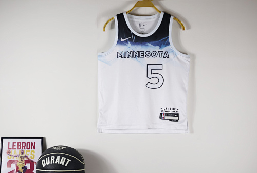 Timberwolves Kids City Edition Jersey S-2XL