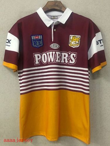 Brisbane Broncos Retro Rugby Jersey S-5XL S-5XL