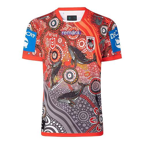 St. George Illawarra Dragons Rugby Jersey S-5XL S-5XL