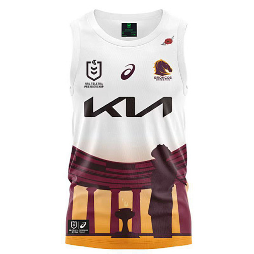 Brisbane Broncos Vest Rugby S-3XL S-3XL