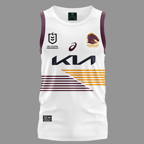 Brisbane Broncos Vest Rugby S-3XL S-3XL