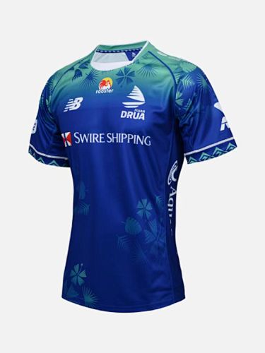 Fiji Home Women Rugby Jersey S-Xl S-Xl