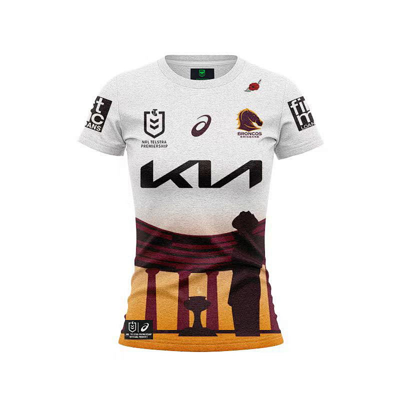 Brisbane Broncos Women Rugby Jersey S-Xl S-Xl