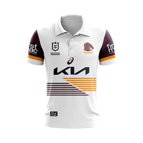 Brisbane Broncos Polo Rugby Jersey S-5XL Polo S-5XL