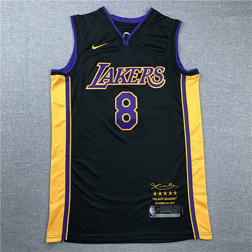 Lakers Embroidery Jersey S-2XL