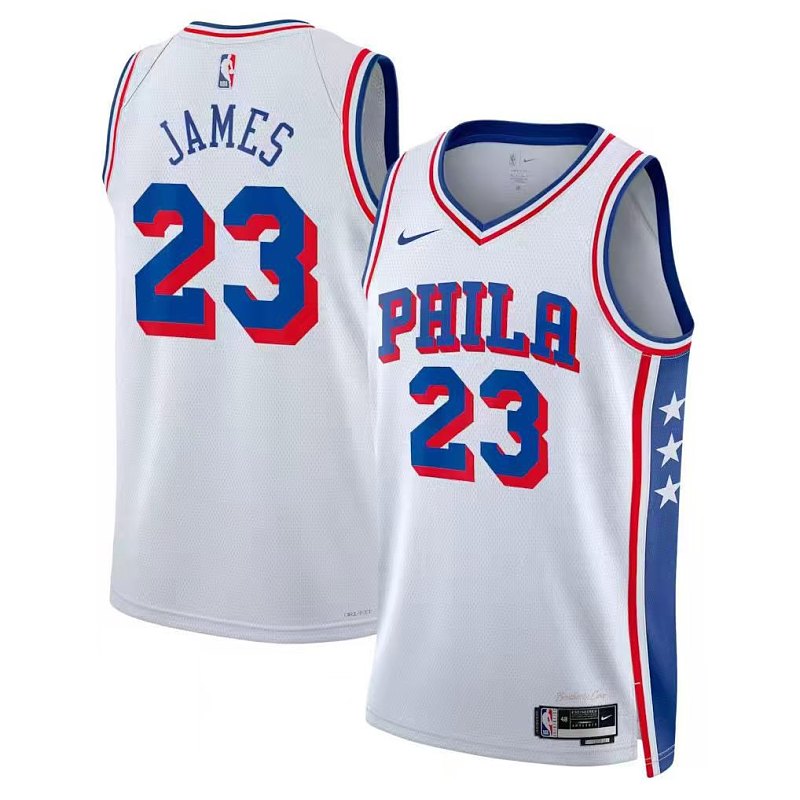 26 76ers Jersey S-2XL 76