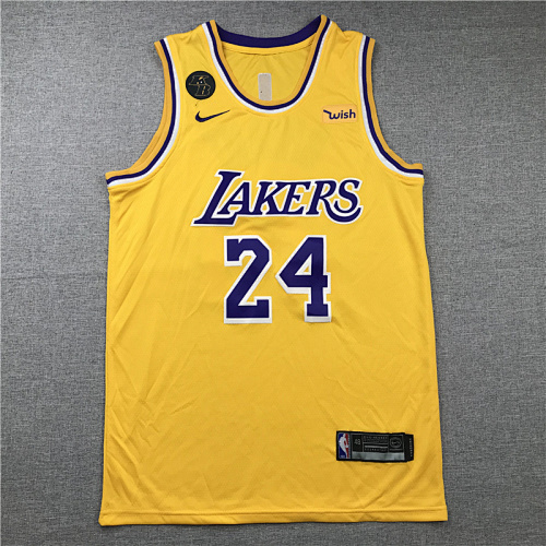 Lakers Anniversary Embroidery Jersey S-2XL