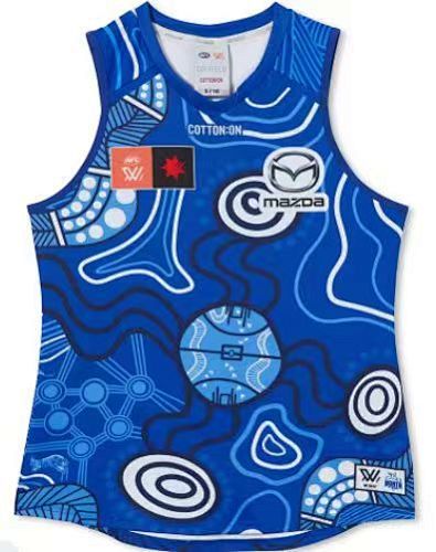 North Melbourne Vest Jersey S-2XL Afl S-2XL
