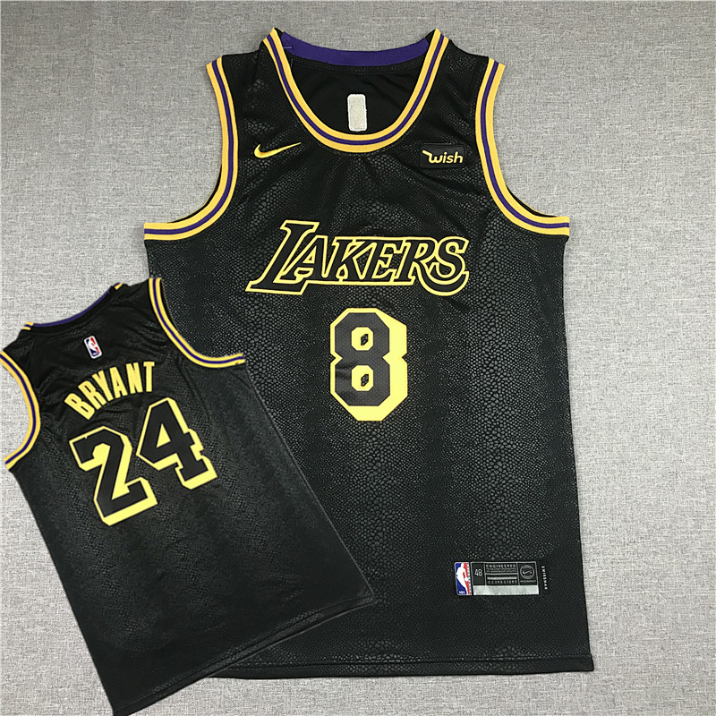 Lakers Embroidery Jersey S-2XL 8 24