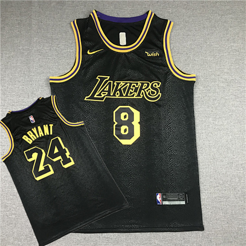 Lakers Embroidery Jersey S-2XL 8 24