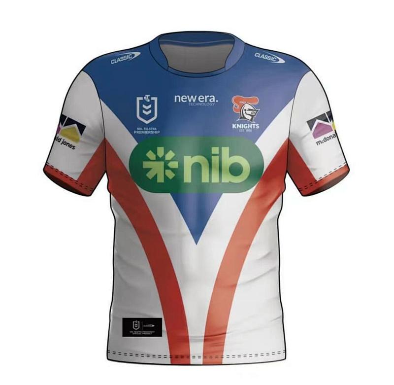 Newcastle Knights Away Rugby Jerseys S-5XL2024 S-5XL