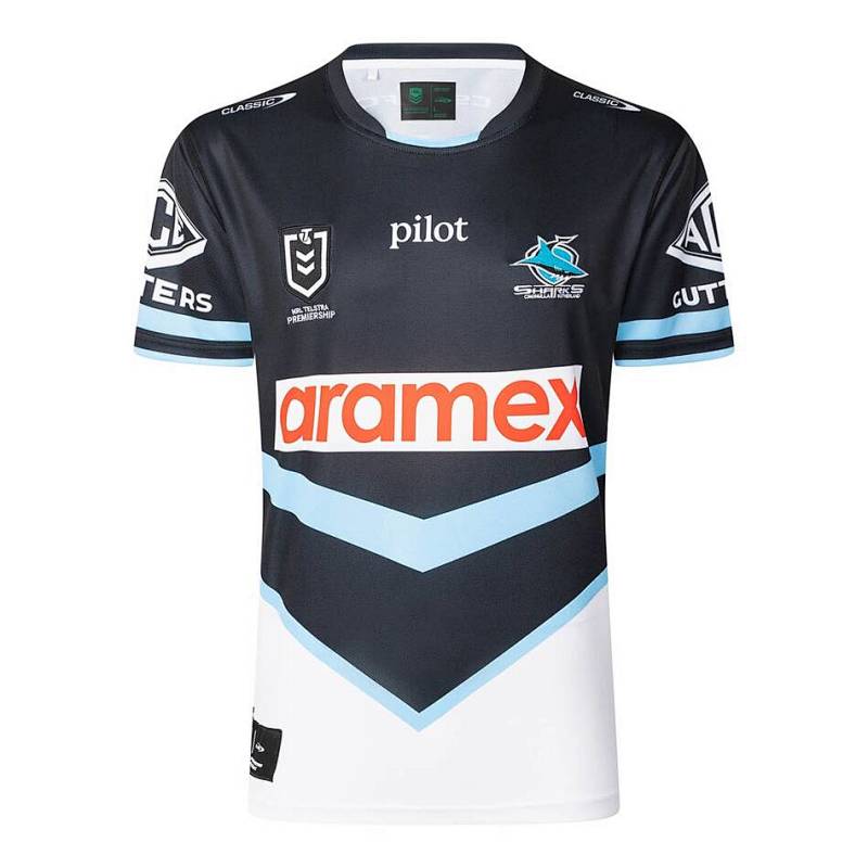 Cronulla-Sutherland Sharks Away Rugby Jerseys S-5XL S-5XL