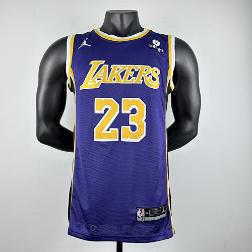 Lakers Embroidery Jersey S-2XL