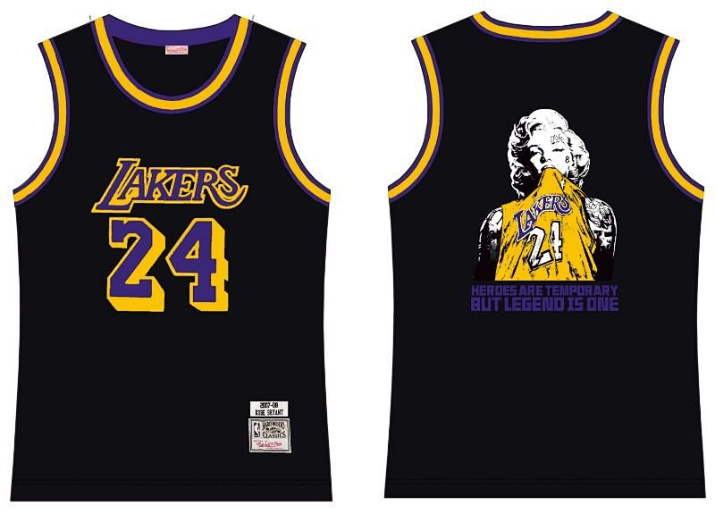 Lakers Embroidery Jersey S-2XL