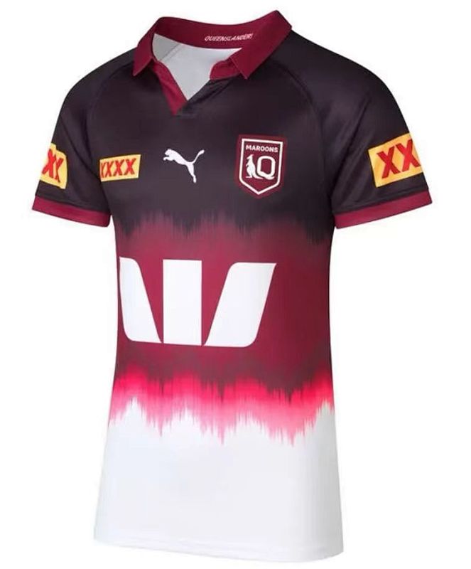 Qld Maroons Polo Rugby Jerseys S-5XL Polo S-5XL