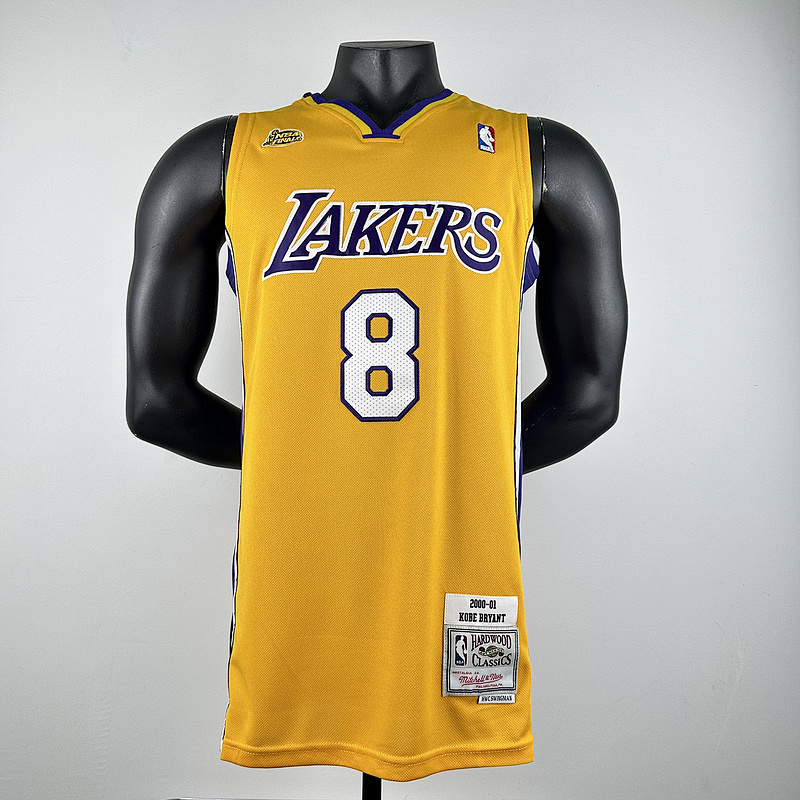00-01 Lakers Retro Embroidery Jersey S-2XL